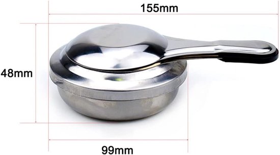 Mini Fondue Branders voor Camping en Reizen - RVS Alcohol Branders, Kooktoestel en Grill voor Buitenactiviteiten — afbeelding 5