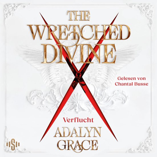 Boekomslag 'The Wretched Divine: Verflucht' door Adalyn Grace, gelezen door Chantal Busse.
