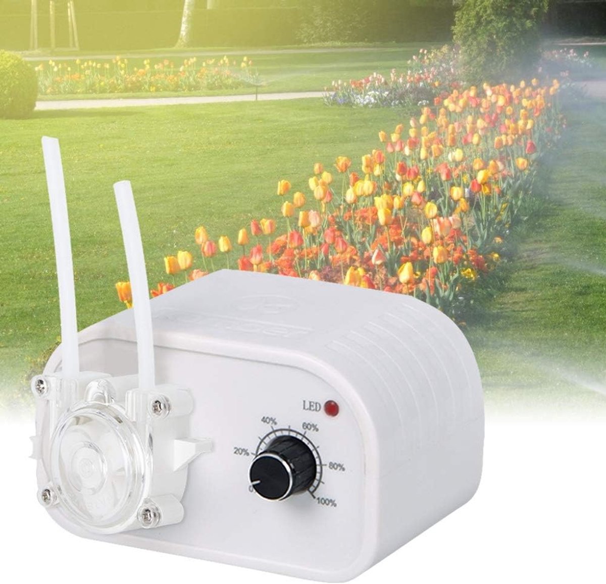 6V Mini Peristaltic Pump for Drip Titration, Garden Water Dispenser, Liquid Transfer Pump for Hydroponics, Aquarium and Laboratory