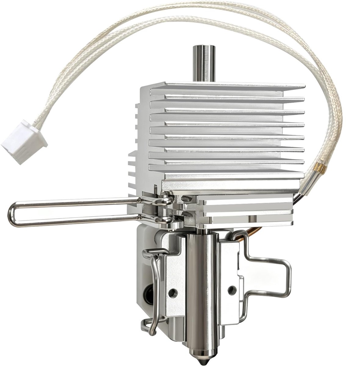 0,4 mm Kobra 4 Hotend verwarmingseenheid (printkop/extruder) voor Anycubic | Duurzaam mondstuk van gehard staal, hittebestendig tot 300 °C, lekvrij geïntegreerd design, nauwkeurige extrusie