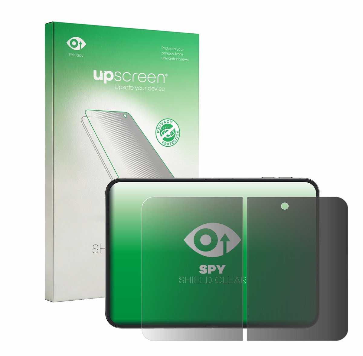 upscreen - privacy screenprotector voor Apple iPhone Duo (Inner display) - Folie Beschermfolie Blauwlichtfilter