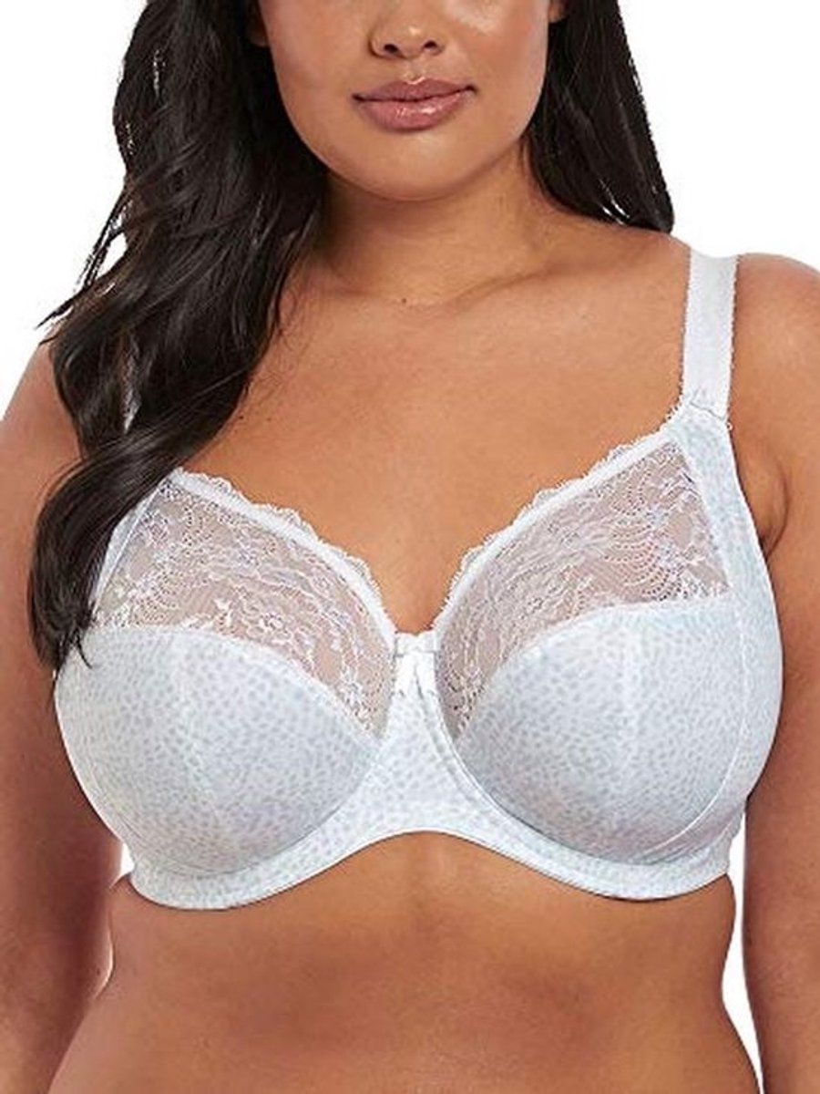 Stevige full-cup-bh - Gestreept design - 95F - Wit
