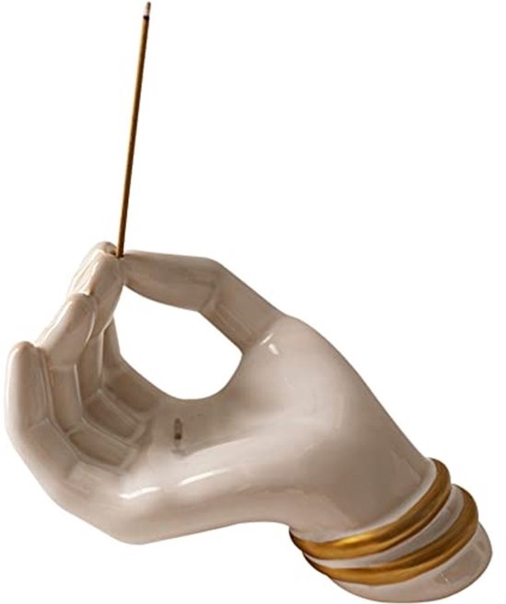 Keramische Hand Incenshouder voor Aromatherapie en Decoratie