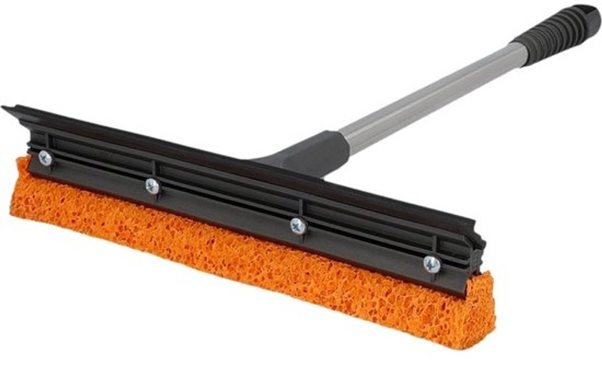 Streepvrije ruitenreiniger - Rubberen spons - Aftreklip - 41 cm