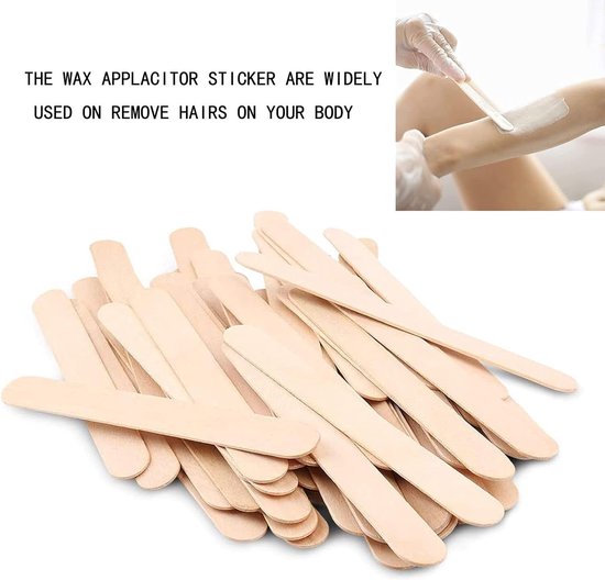 Spatels Wax Applicator Stickers voor Lichaam Gezichtshaar Verwijdering — afbeelding 3