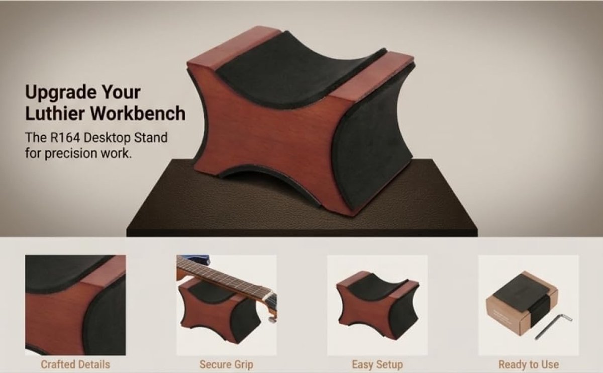 Werkmat Snaarinstrument Neksteun Kussen Desktop Stand Gitaar Reiniging Luthier Tool Set