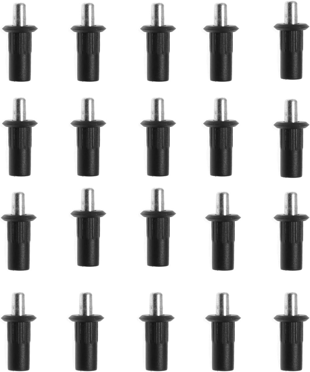 20 stuks reparatiepennen voor kastdeur, intrekbare veerbelaste reparatiespelden, ABS sluiter, telescopische pennen, vervanging voor meubels, lade, kast