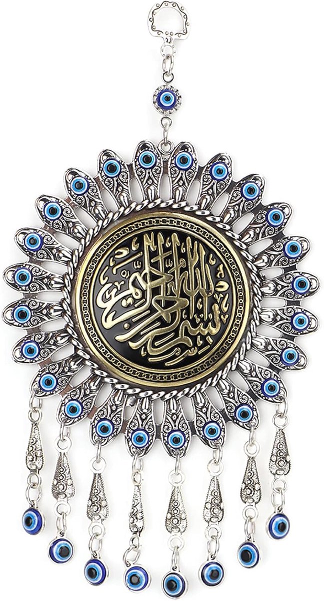 Blauw Slecht Oog Kralen Ornament Amulet Delicaat Blauw Glazen Hanger Gelukkig Huis Bescherming Opknoping Decor -Stijl A