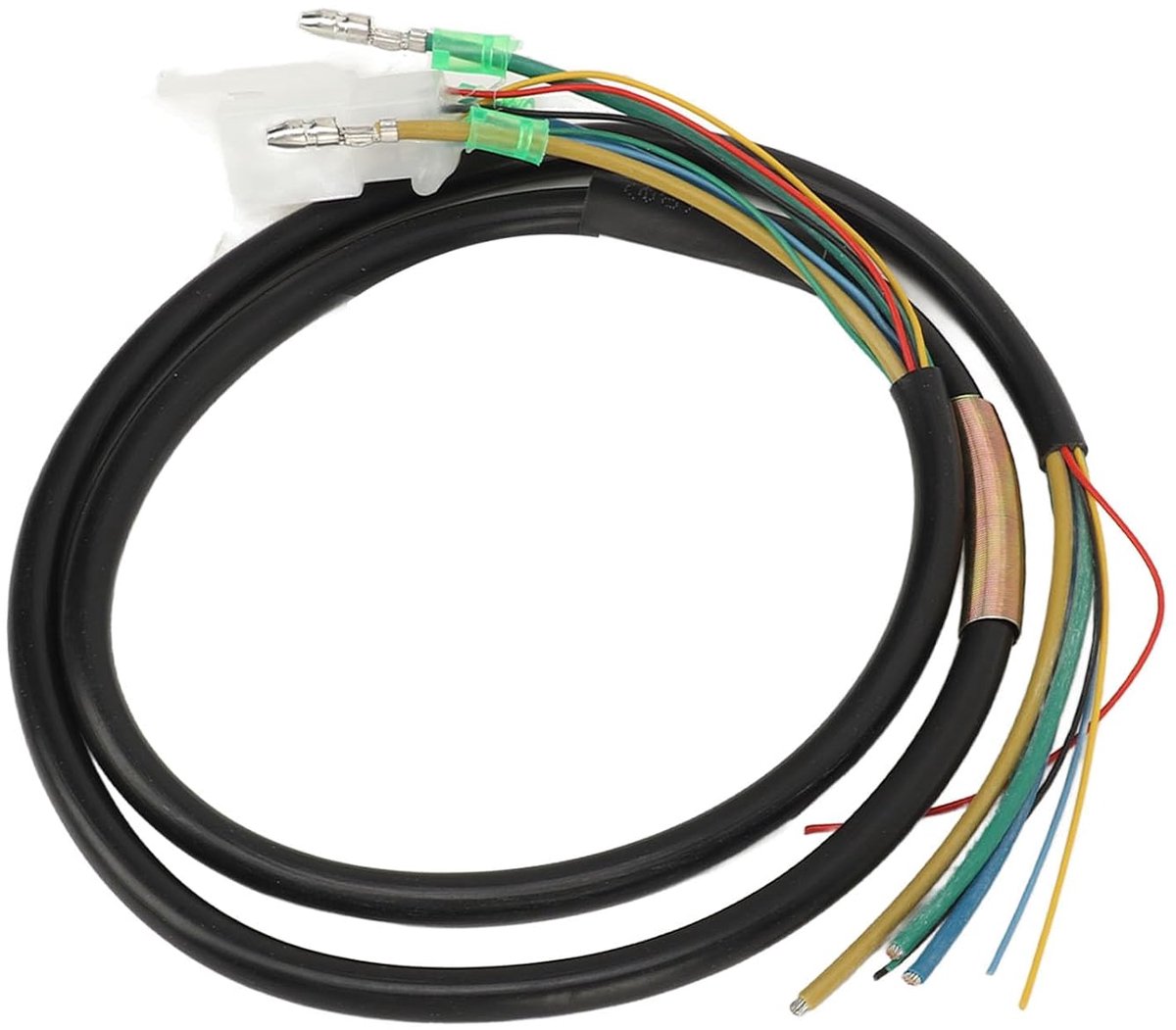 Scootermotorkabel, 25,4 cm elektrische koperen kern, 1200 W, zeer gevoelige motorkabel, universele elektrische scootermotorkabel, 2,5 mm², voor scootermotorkabelonderdelen