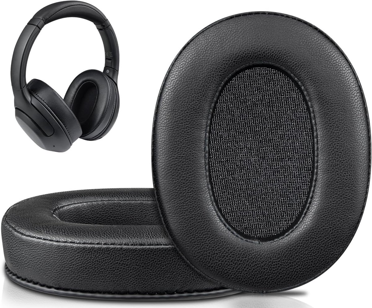 Leren Oorkussens voor Sony WH-XB900N, WH-CH710N, WH-CH720N en WH-RF400 Hoofdtelefoons, Comfortabele Earpads met Hoogwaardige Schuim en Zacht Leer