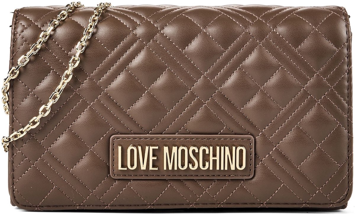 Love Moschino Quilted Crossbody tas 22 cm - Dames - fango