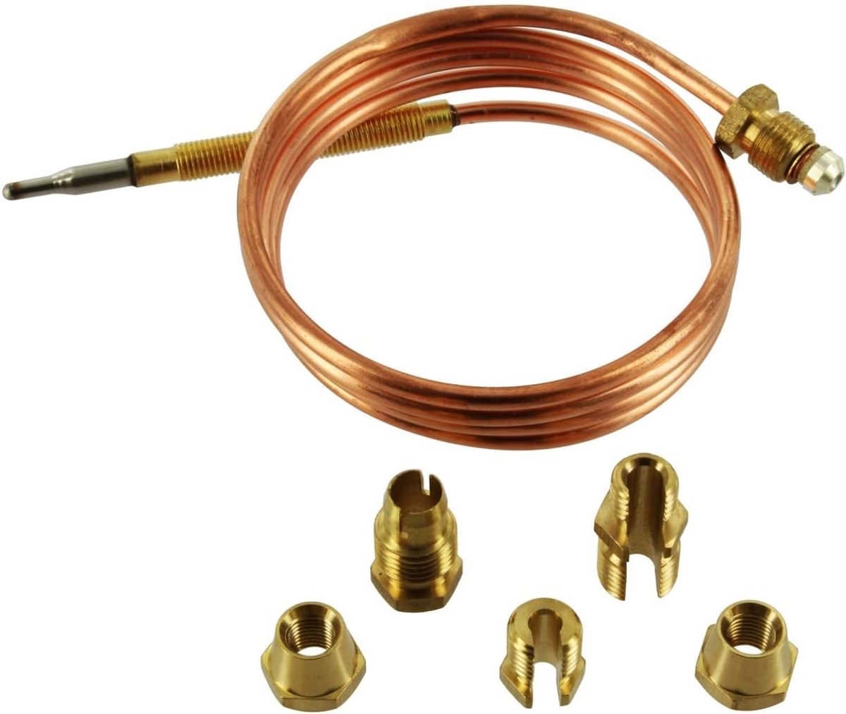 Universele gasthermokoppelset, 600 mm, koper, 14-UN-32