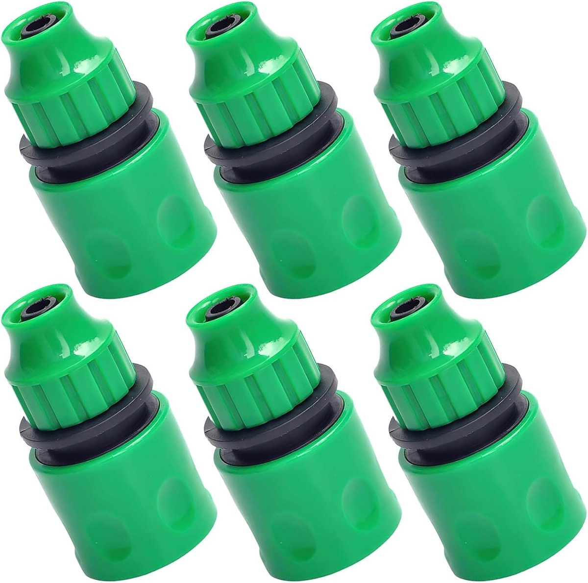 6-Pack 8/11mm Quick Connectors, Tuin Irrigatie Fittings