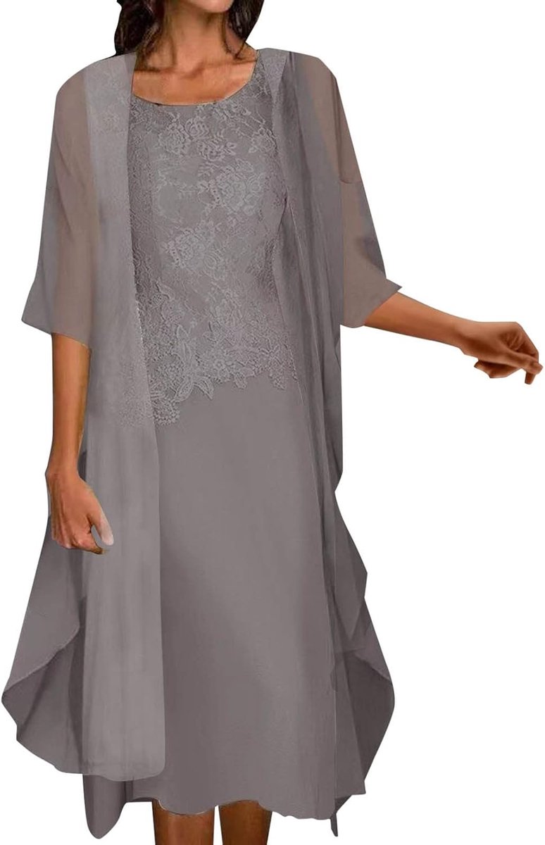 Lange damesjurk, casual, Boheems, vloeiend, maxi, hoge taille, lange mouwen, V-hals, avond, ceremonie, elegant, vloeiend, linnen, zomer, mode, A127