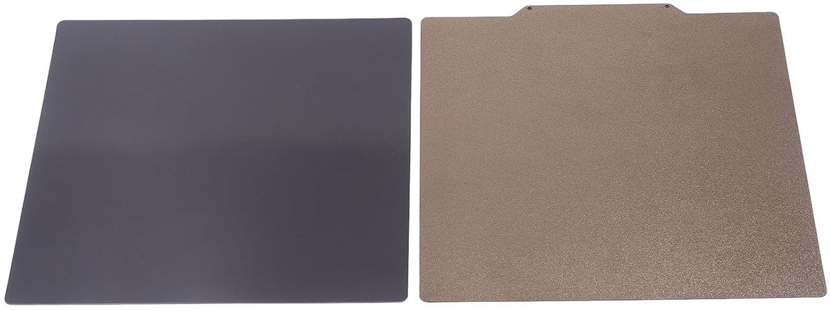 Dailygoods- Printbed Dubbelzijdig - 300 X 300 Mm - Sterke Hechting - PET/PEI Bouwplaat - Rubberen Magnetische Basis - Hoge Temperatuurweerstand