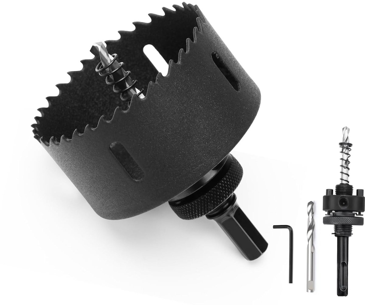 Hole saw 83 mm - Bimetalen boorset - SDS plus en hex shank - Snelle en soepele snede - ShopVlot