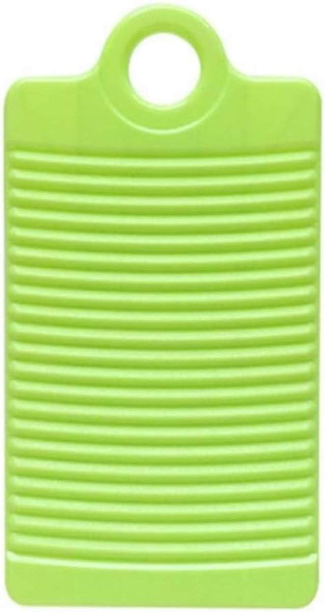 4 soorten plastic glijdende mini-trompet wasbord schattige huishoudelijke waskleding wasbord, groen