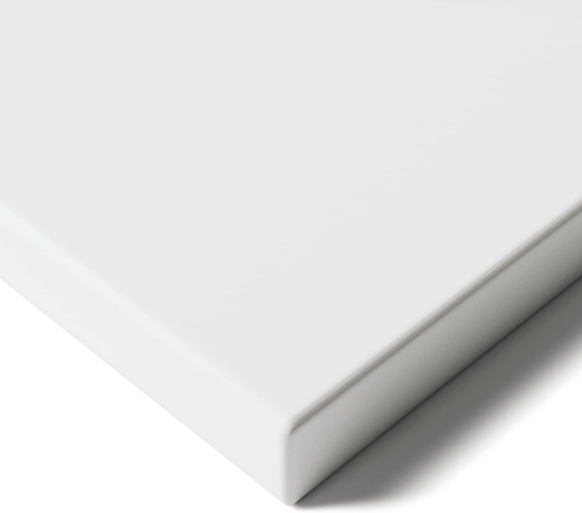 Tafelblad 120 x 60 cm - Perfect voor het in hoogte verstelbare bureau, eettafels en meer - gemaakt in Europa - 25 mm stevig tafelblad duurzaam (eikenhout)
