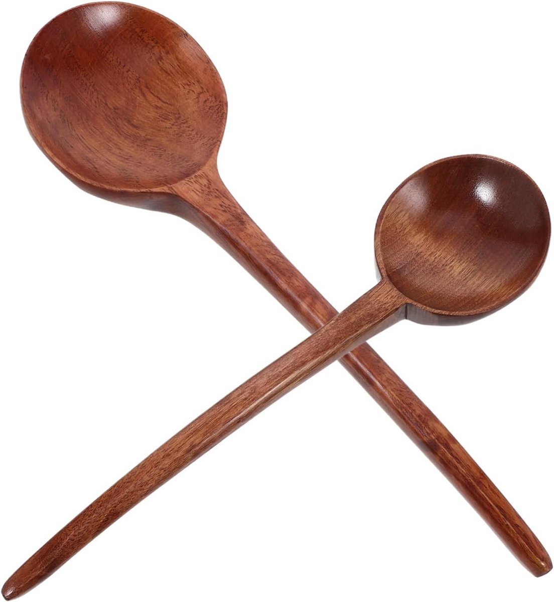 2 Stuks Houten Rijstlepel Met Lange Steel Wok Grote Lepel Houten Theelepel Mengtang Keukengerei Om Te Koken Grote Keukenlepel Soeplepel Kleine Pollepel Phoebe Brown