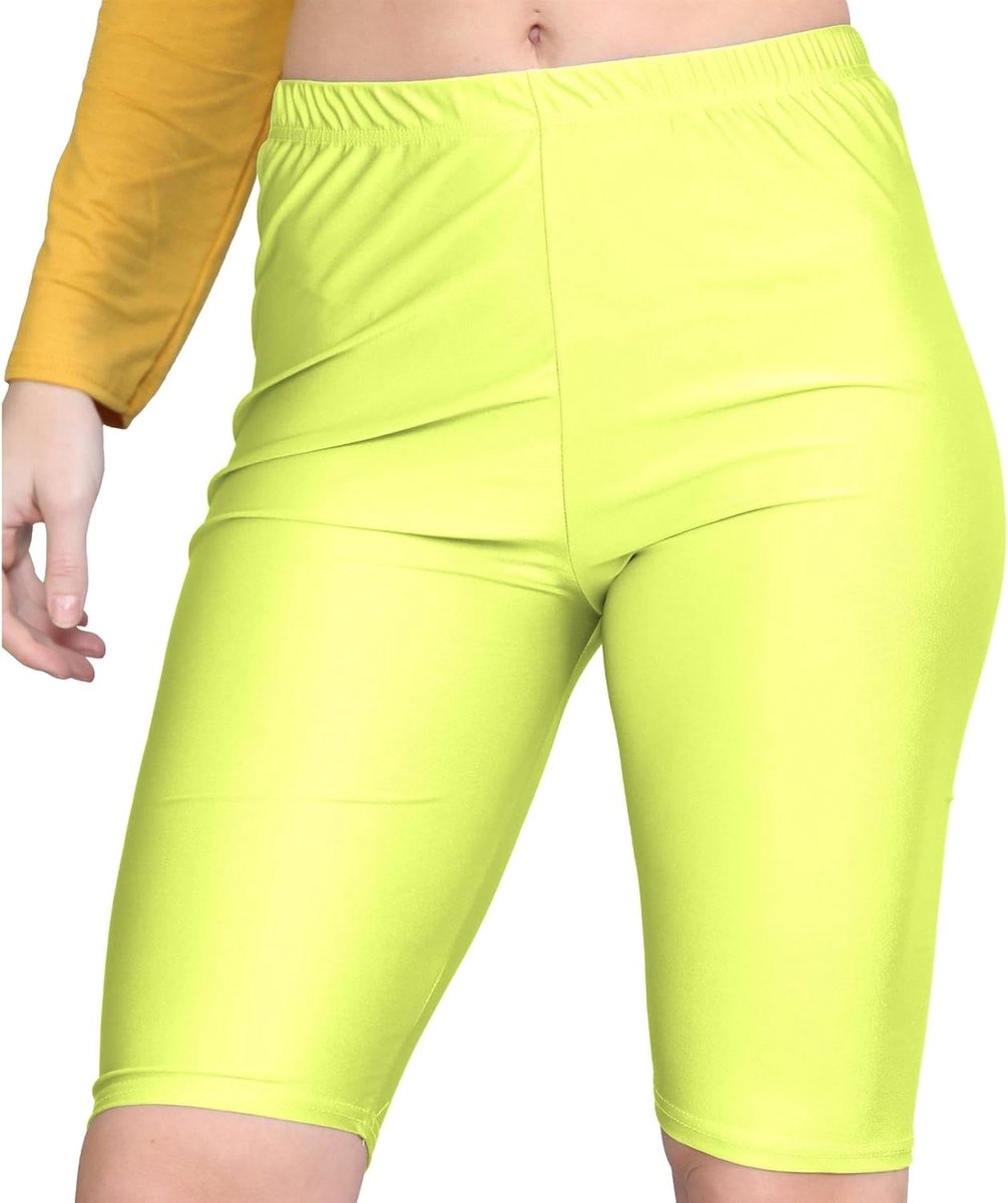 Shorts - Glanzende nylon lycra rekbare shorts voor dames, comfortabele sport hotpants shorts dames, ideaal voor actieve en casual zomerkleding