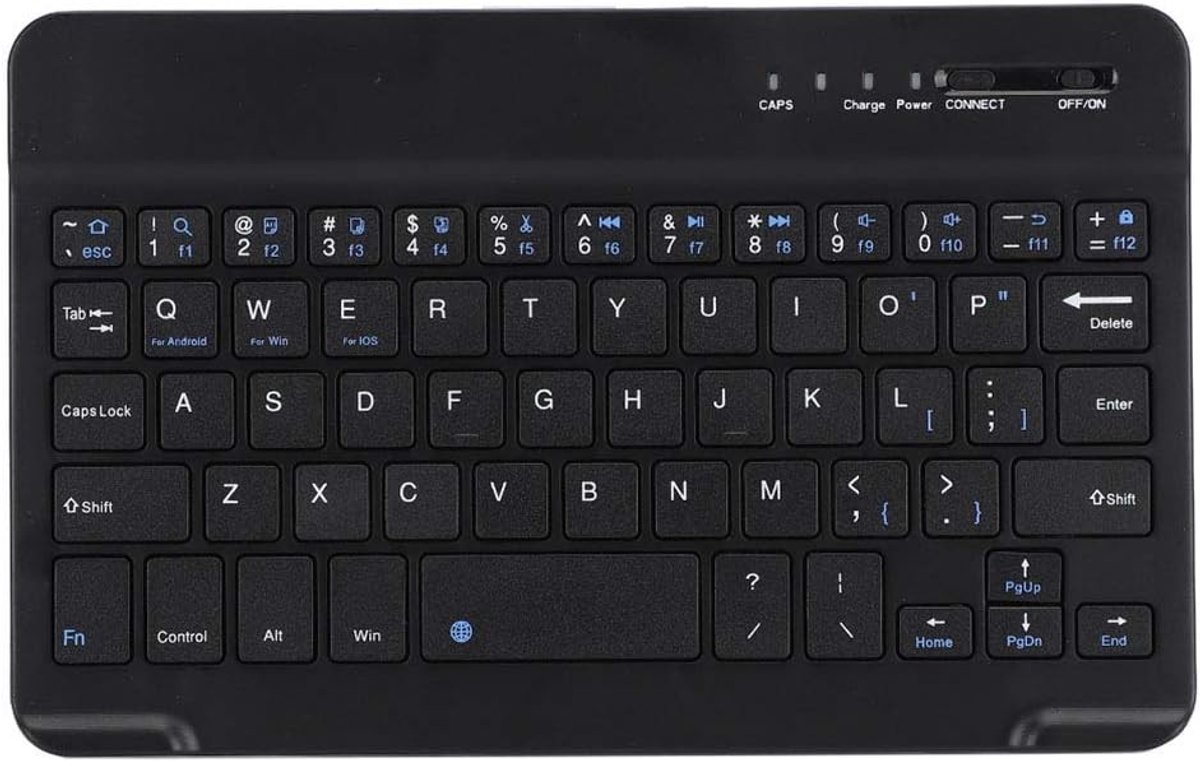 Draadloos Bluetooth Toetsenbord - Stil Typen, Waterdicht en Draagbaar voor Computer, Laptop en Tablet