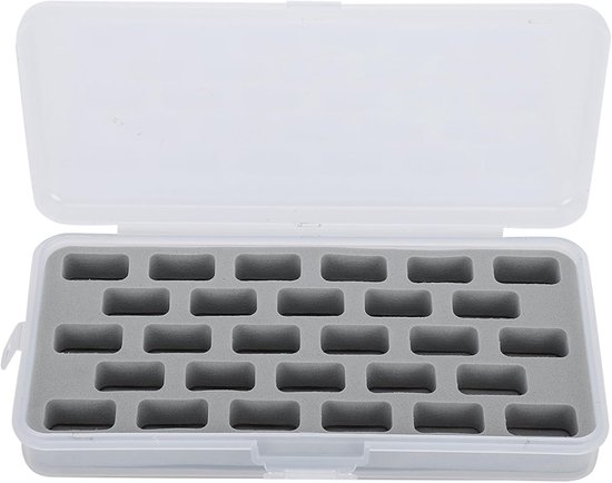 Spoelendoos, 28 Sleuven Doorzichtige Plastic Spoelorganizer, Opbergdoos voor Naaigaren met Individuele Hoezen, Ideaal voor Spoelen, Spoelen, Naaimachineaccessoires, Knutselkamers en — afbeelding 4