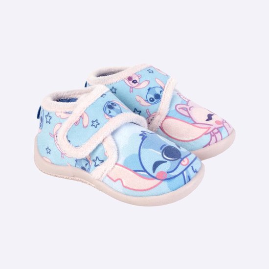 Disney Stitch en Angel sloffen voor meisjes - lichtblauw