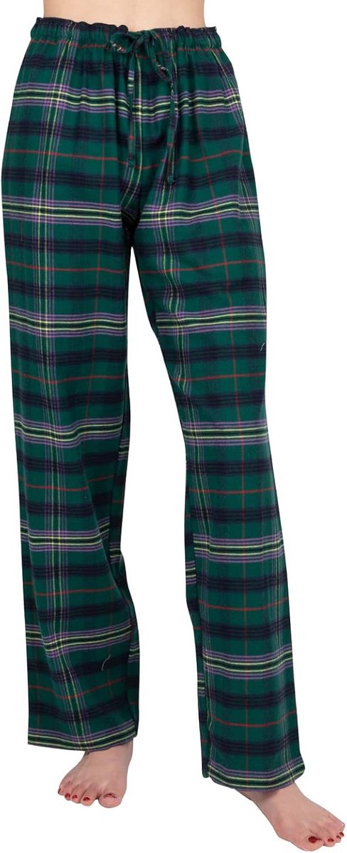 100% Katoen Super Zachte Flanel Pyjama/Lounge Bottoms Met Zakken,XS-XL