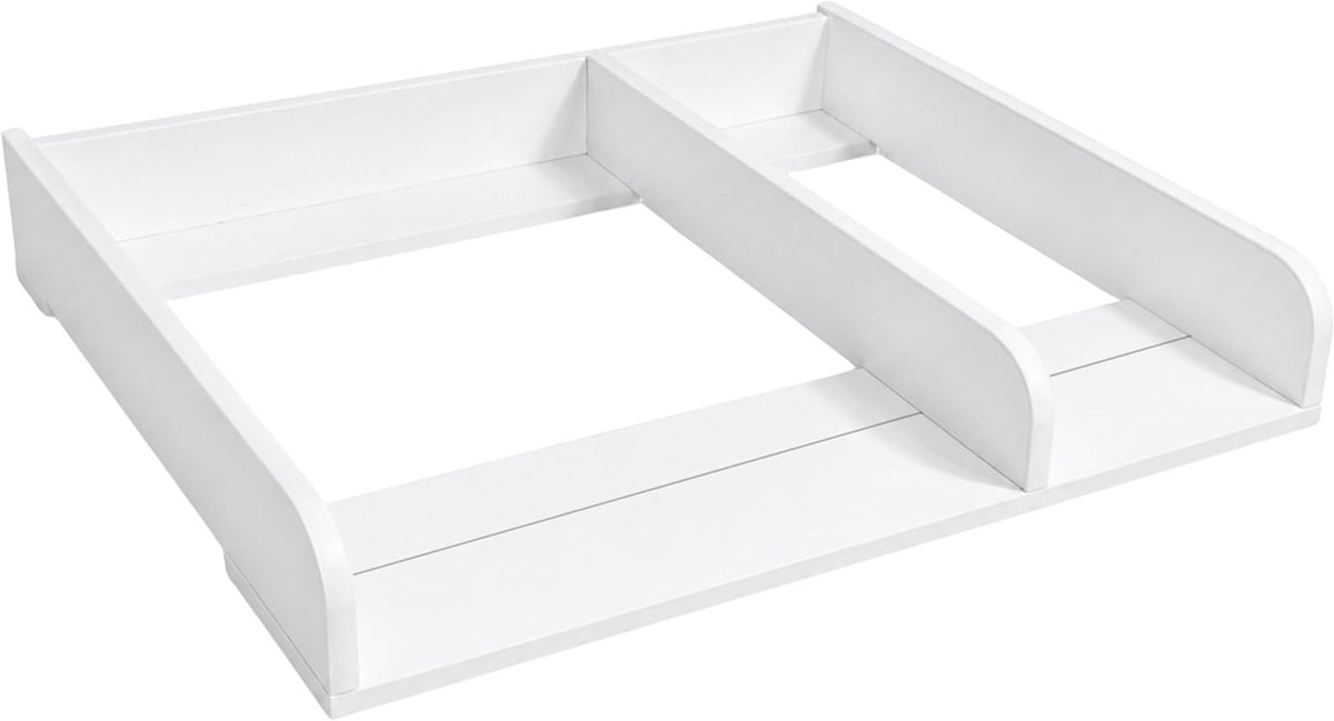 Aankleedopzet voor Commode met Scheidingsvak, 80 cm, Wit