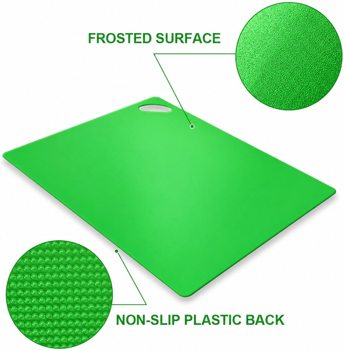R&H® Set van 6 Flexibele Snijplanken met Voedselpictogrammen - Kleurgecodeerd, Antislip, Vaatwasmachinebestendig, BPA-vrij, 30,5 x 38 cm