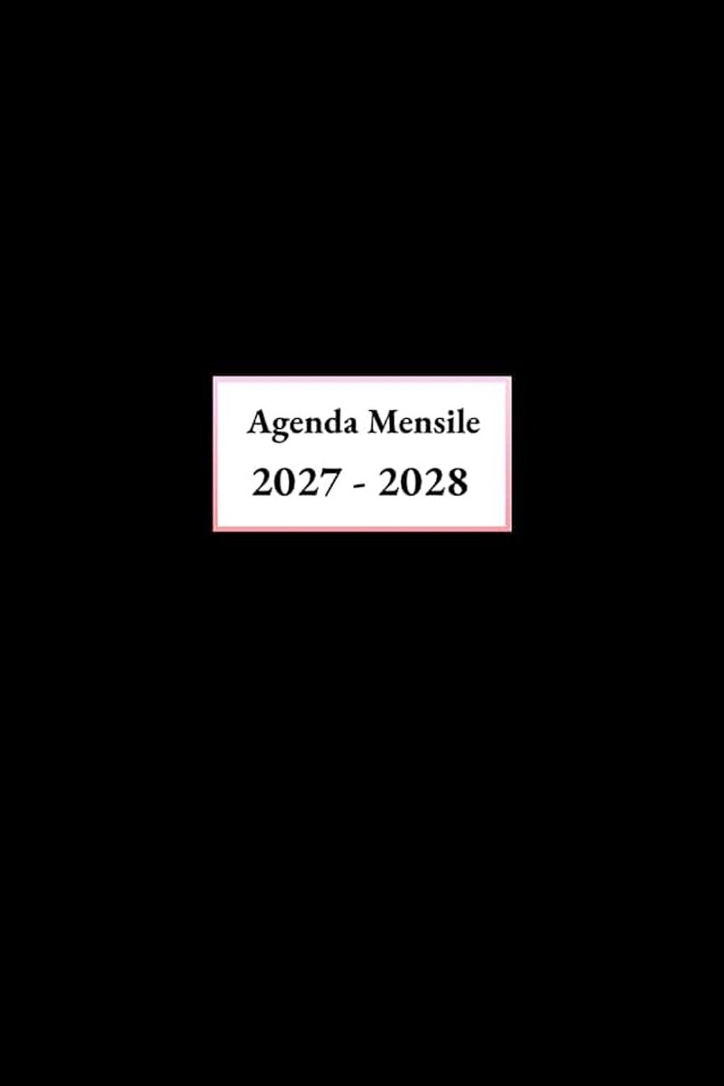 Mensile 2027-2028 a5: 24 mesi - da gennaio 2027 a dicembre 2028 per aiutarvi a pianificare ogni mese, 1 mese su 2 pagine