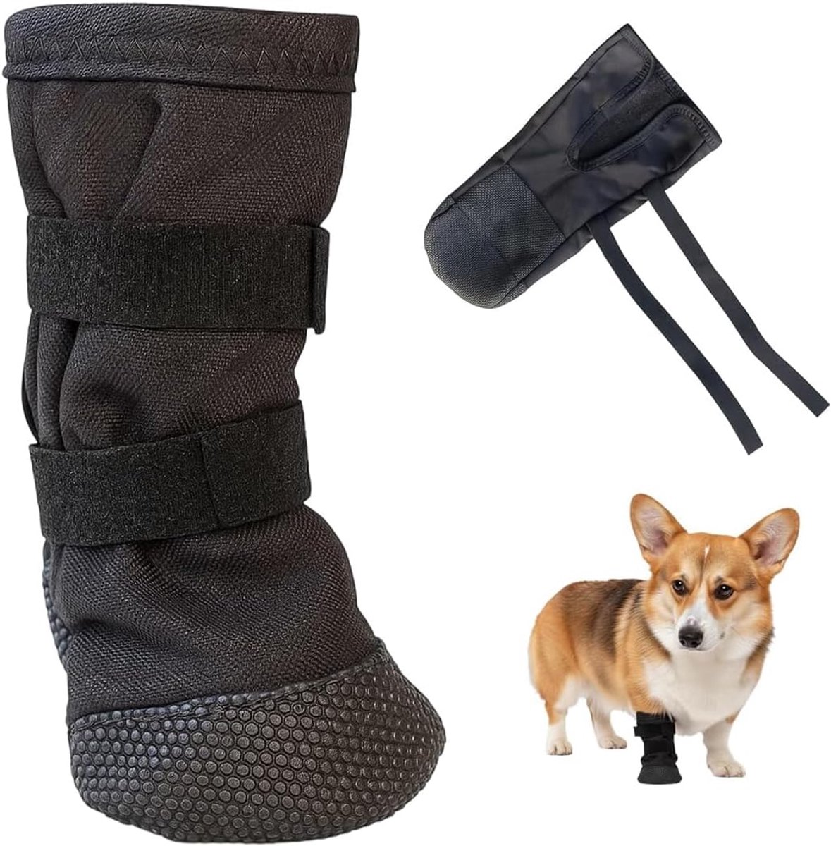 Schoenen, hondensokken, verstelbaar, antislip, pootbescherming voor honden
