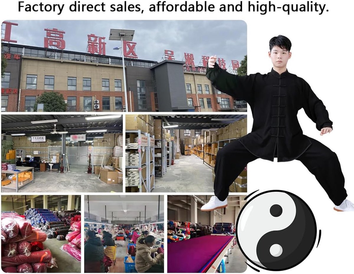 Kung Fu uniform Tai Chi vechtkunst kleding Wushu pak trainingspak tops en broek