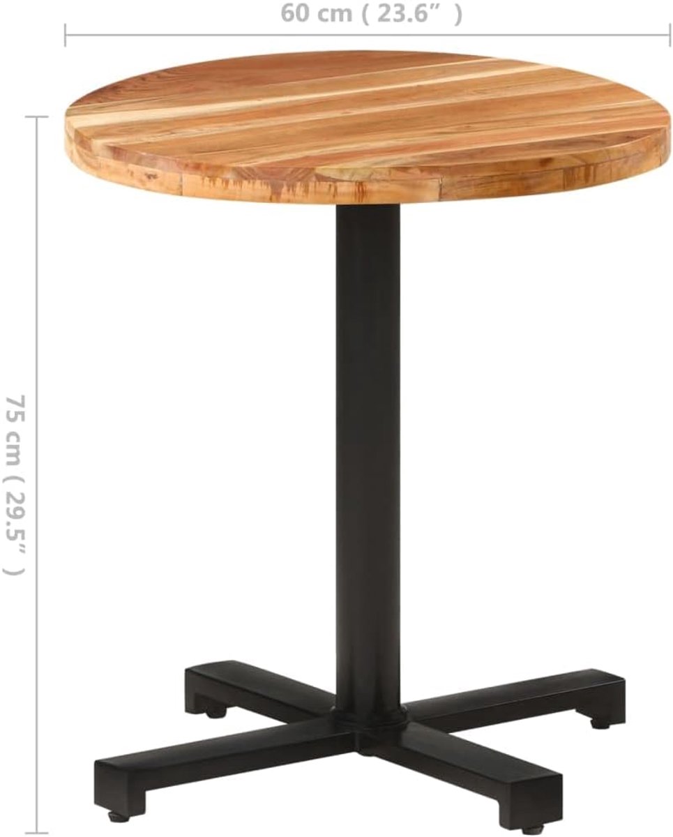 acaciahout tuin interieur standaard 脴70x75 cm
