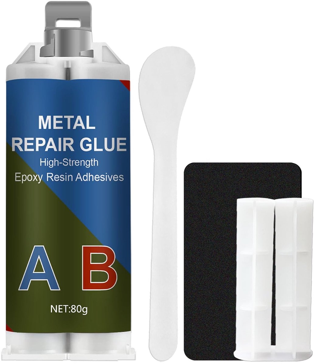 Sterke Metaalbindingen, Metaalreparatielijm, Vuller voor Metaal op Metaal, Roestvrij Staal, Harde Kunststoffen, Aluminiumlegering (1)