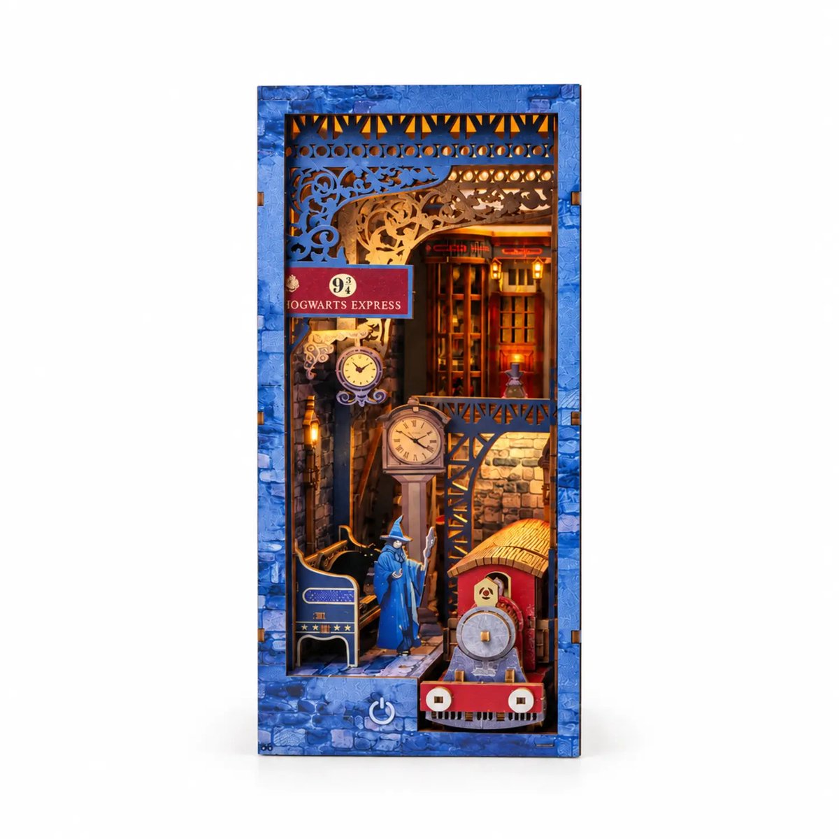 THAR Magic Train Station Book Nook – DIY Bouwpakket met LED – 195 Onderdelen