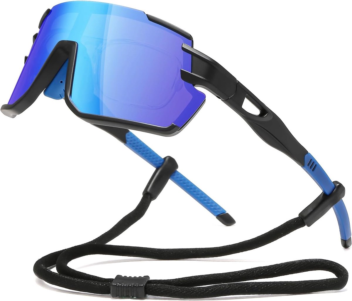 sportbril voor dames en heren, snelle bril, UV400-zonnebril, sport met bijziend montuur, racefietsbril voor wielrennen, hardlopen, outdoor-activiteiten