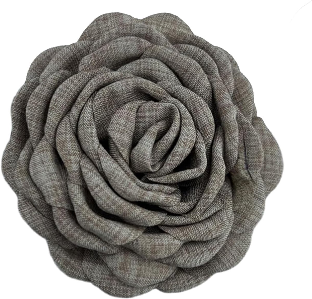 Stof Rose Bloem Broche Reversspeldjes Vrouwen Bruiloft Dans Banket Jurken Pak Kleding Haar Clip Accessoire