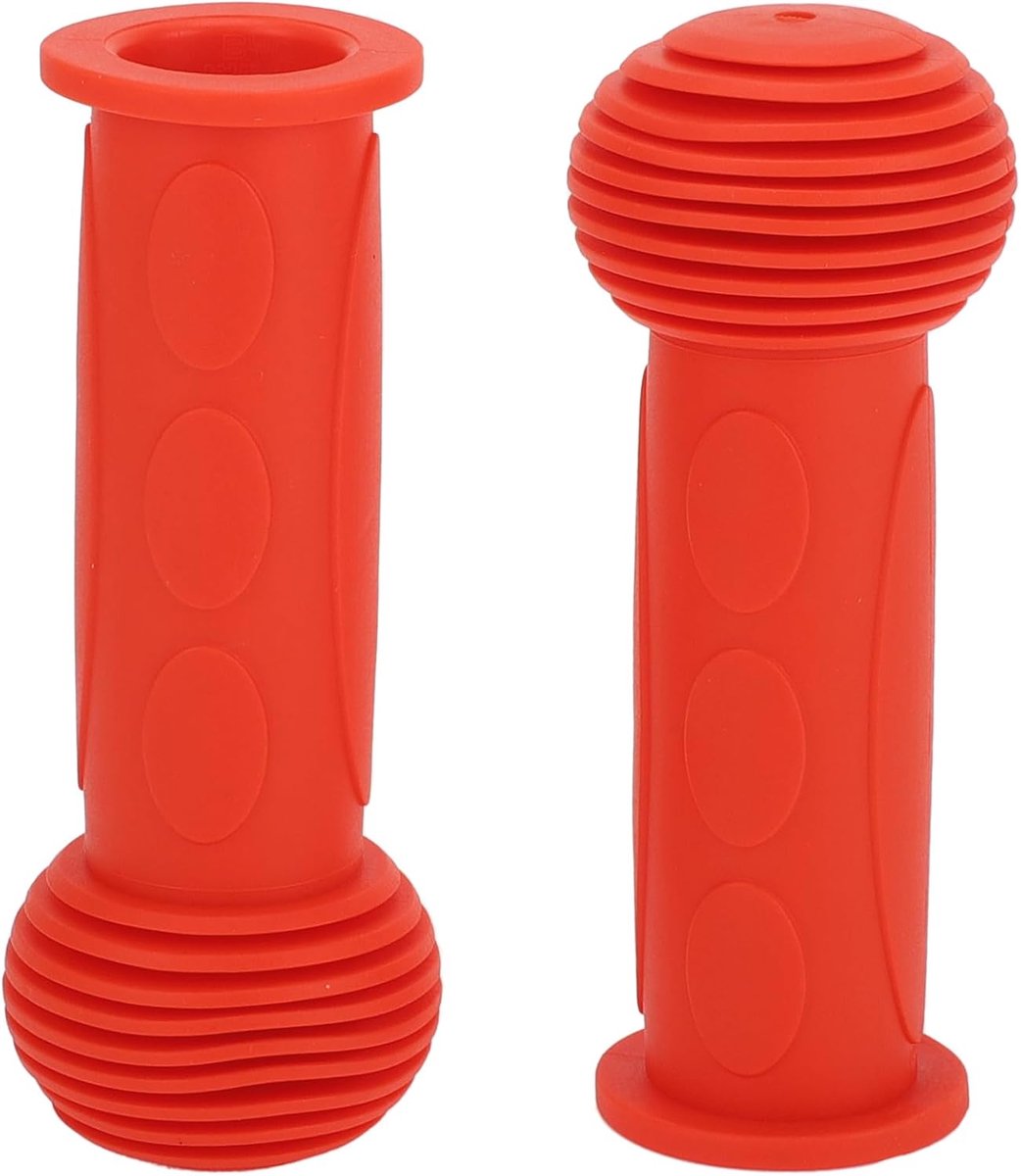 Fiets Stuurgrepen Covers 110mm Lang Zacht | Kinderen Fiets End Grips Protector Oranje 1 Paar