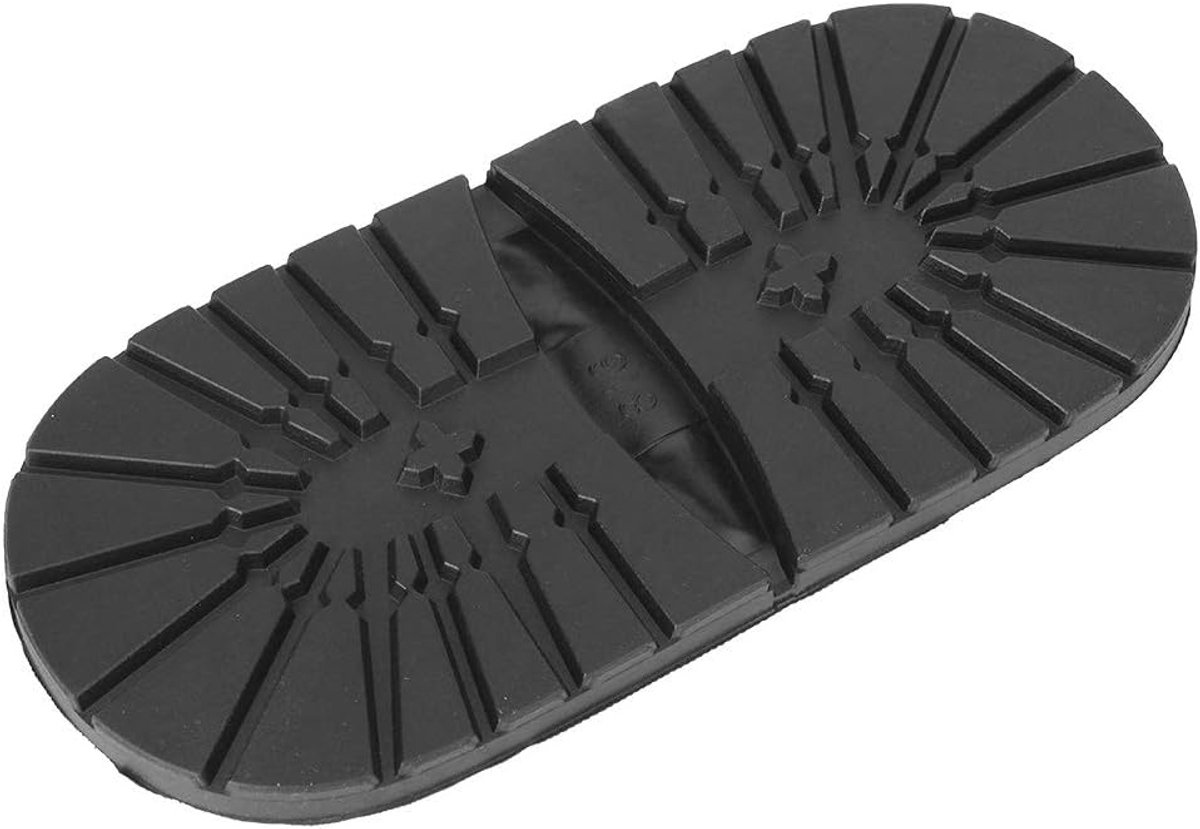 Schoenen Antislip Voorste Hakzolen Rubberen Mute-zolen voor doe-het-zelf schoenen Reparatie Vervangende accessoires(Hielzool)