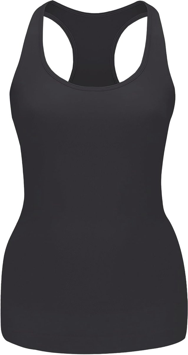 Dames racerback yoga shirt mouwloos hardlopen fitness tanktop