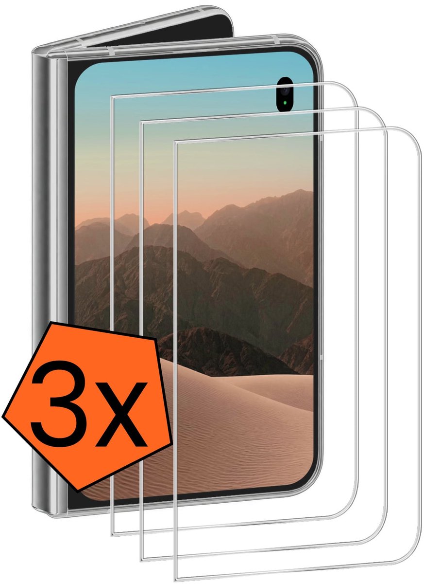 Screenprotector - 3 Stuks - Geschikt voor Apple iPhone Duo - Volledige Dekking - Gehard Glas - Beschermglas - Tempered Glass - Screen Protector