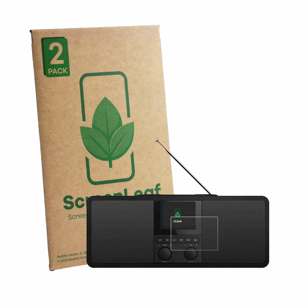 2 Stuks Screenprotector voor Philips R8805 - Hoogwaardige Beschermfolie transparant