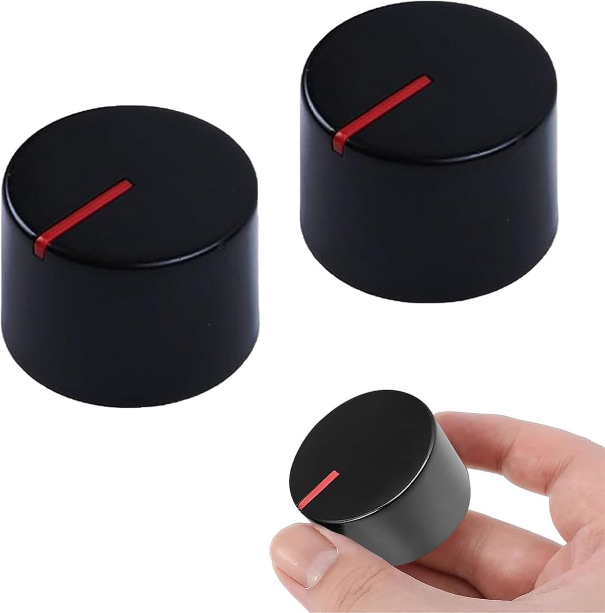 Knoppen, 6 mm, vervangende accessoires voor gasfornuis, universele reserveonderdelen, kookplaatknoppen, voor keuken, oven, gasfornuis