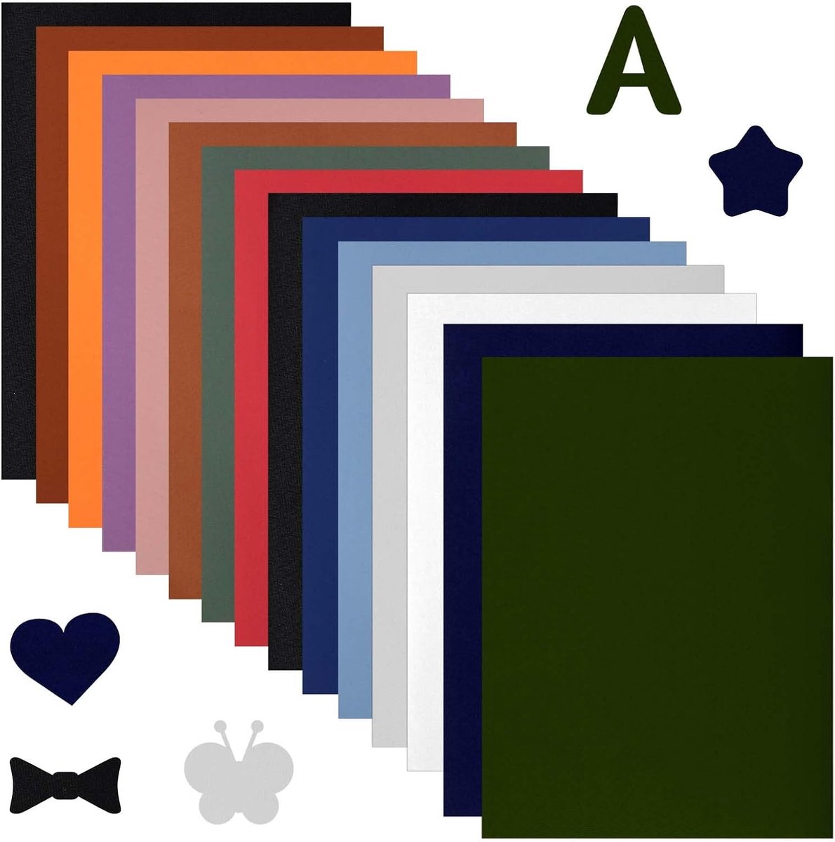 15st Kledingreparatiepleisters, 20x14,5cm Waterdicht Nylon Zelfklevend Stoffen Patches Jassenreparatiepads voor Donsjacks Bovenkleding Kleding Broeken Tassen Tenten (14 Kleuren)