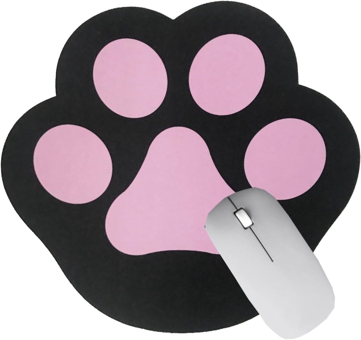 Muismat kattenmotief, muismat bureauaccessoire schattig kantoor gaming laptop muismat kantoorbenodigdheden bureauaccessoires (roze)