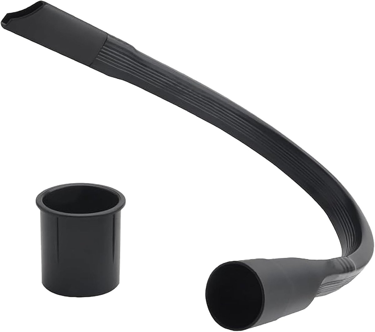 Vloerzuigmond met Flexibele 62 cm Slang, Plat Ontwerp, Zacht Plastic voor Efficiënt Stofzuigen