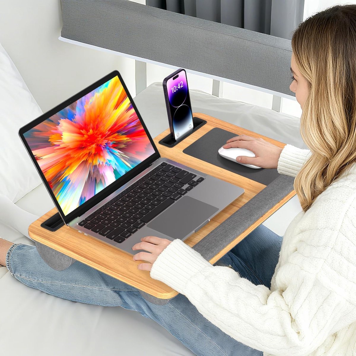 Groot en ergonomisch tot 17 inch