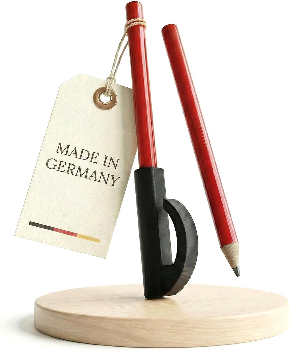 Timmermansstift houder incl. 2 potloden - houder geschikt voor ambachtslieden Velux stift - made by (1 stuks)