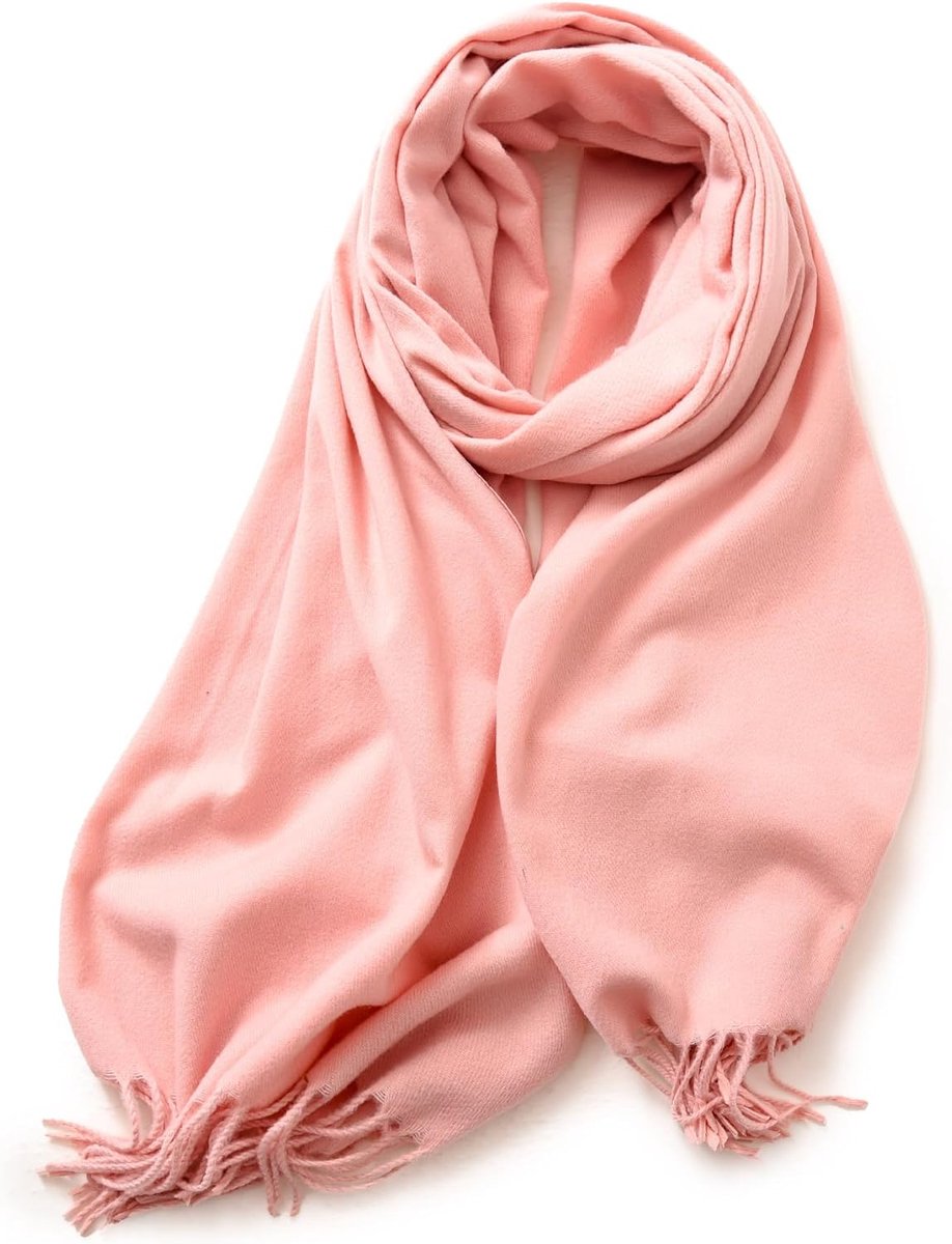 XXL Sjaal voor Dames & Heren - Kasjmier & Merino Gevoel - Super Zachte Pashmina 180x65 cm voor Winter & Herfst - Elegante Omslagdoek, Stola voor Bruiloft & Feest